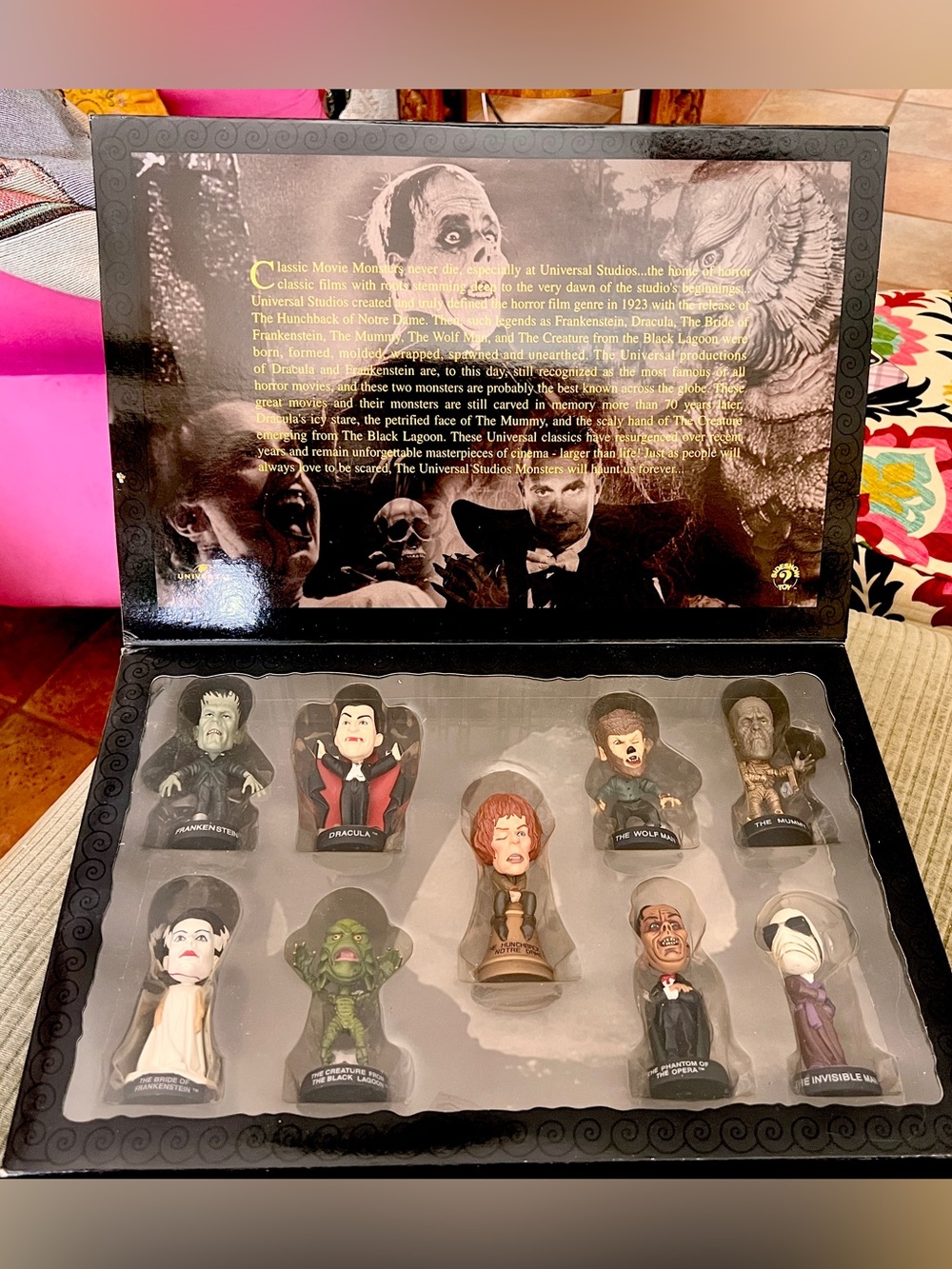 Universal Studios Monsters Little Big Heads Limited Edition Boxed Set 1998